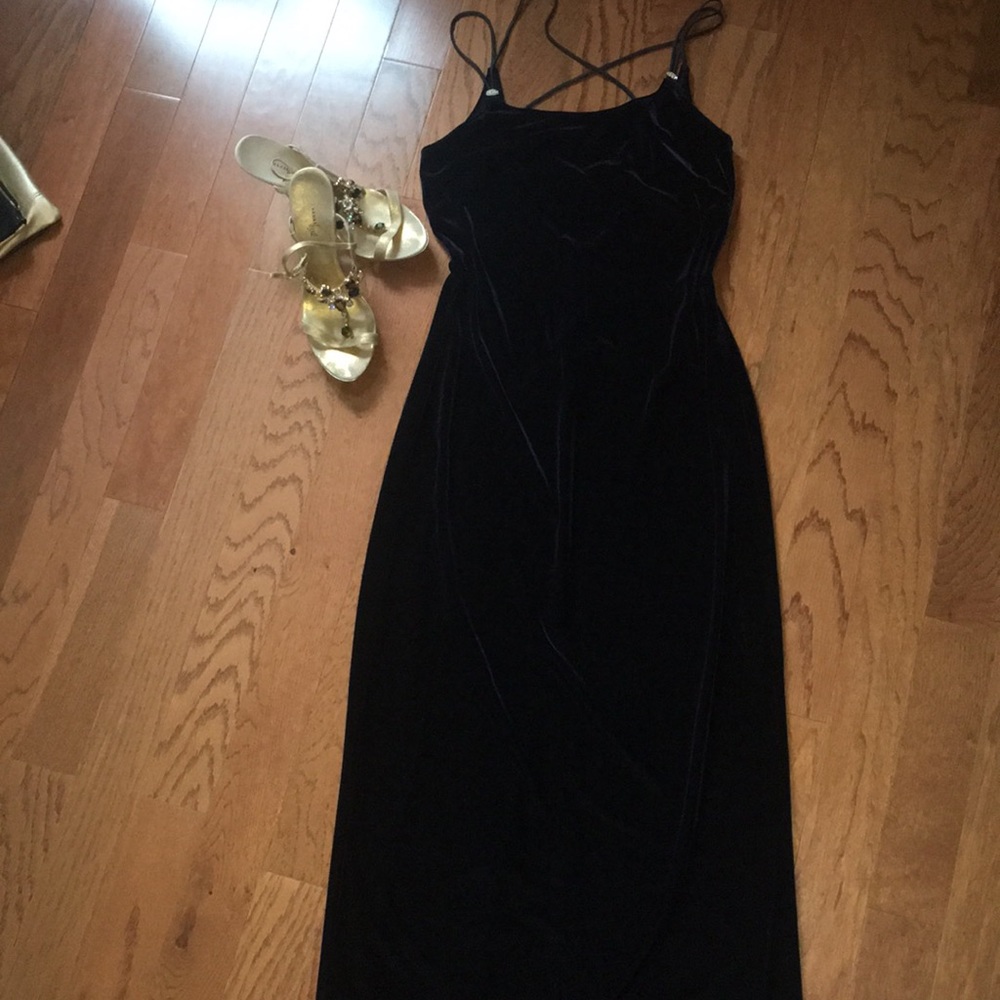 Gorgeous velvet,maxi dress, very gently used.
